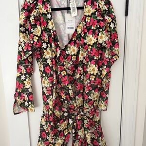 Floral Long Sleeve Dress